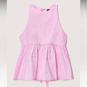 Cute Back Tie Top